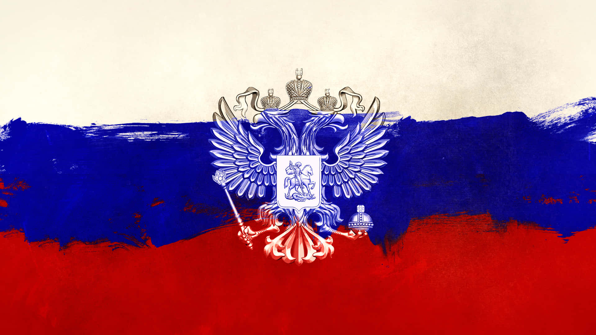 Fondode Pantalla De La Bandera Rusa En Alta Definición Fondo de pantalla