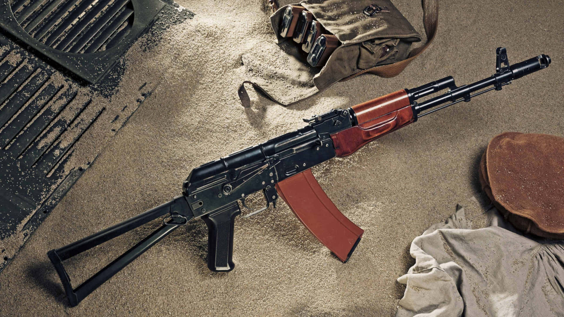 1. Ak-47 er en russisk militær gevær. Wallpaper