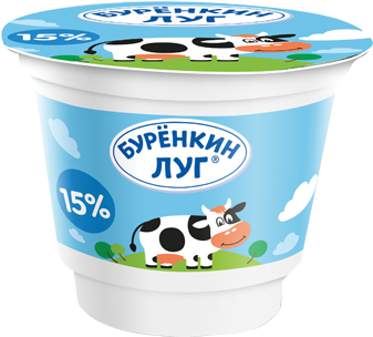 Russian Yogurt Container15 Percent Fat PNG