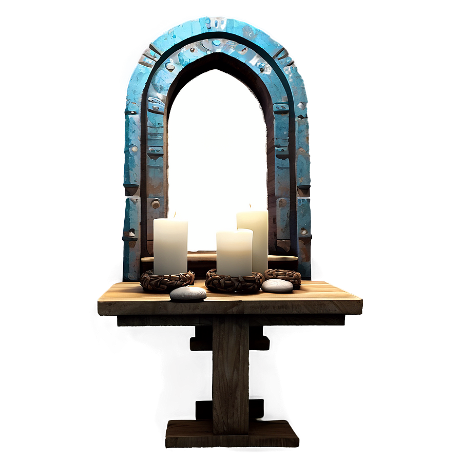 Rustic Altar Design Png 56 PNG