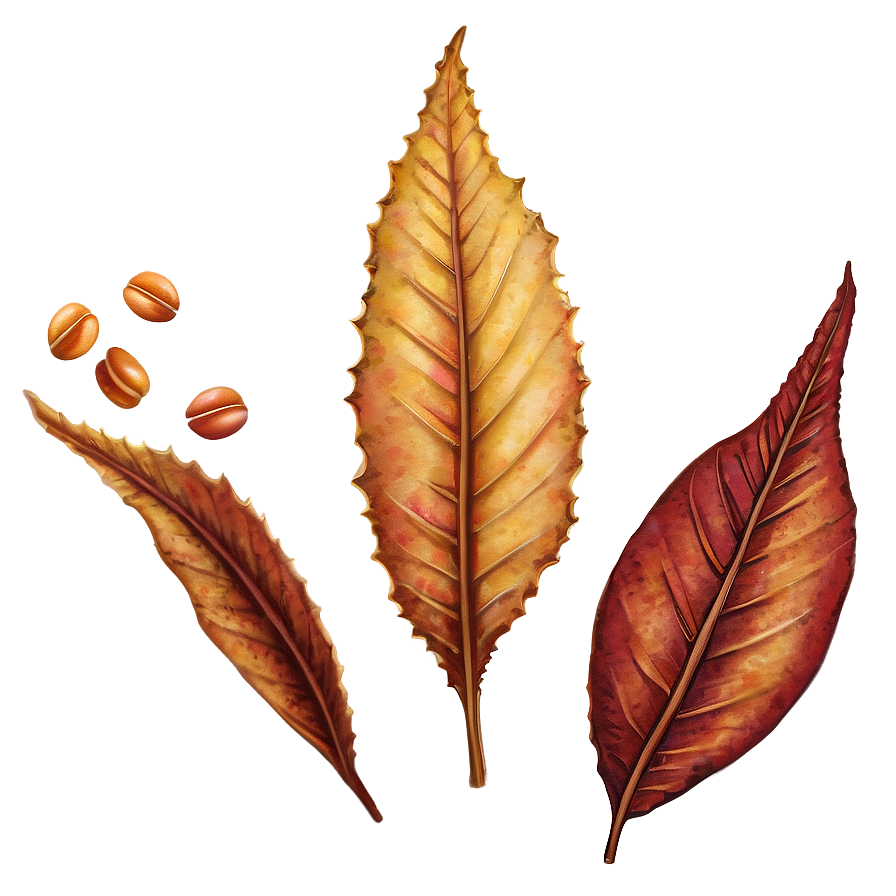 Rustic Autumn Leaf Png 06202024 PNG