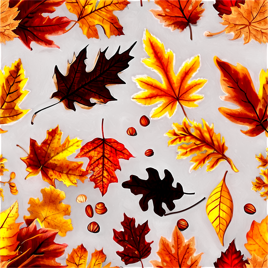 Rustic Autumn Leaves Png 31 PNG