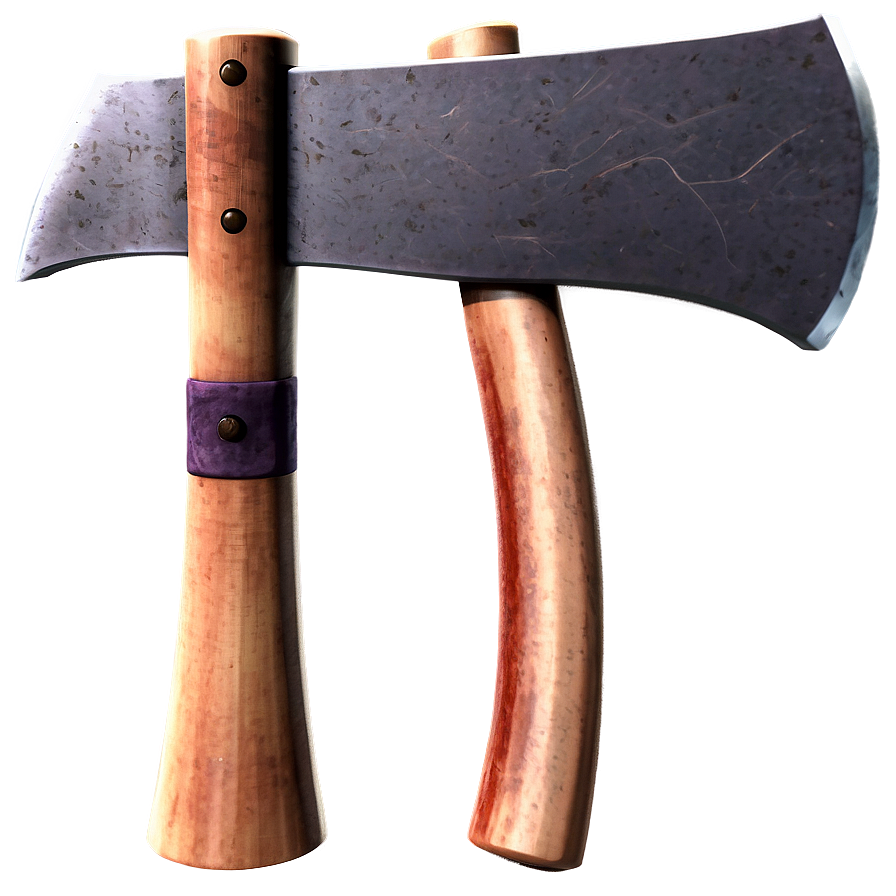 Rustic Axe Composition Png 05252024 PNG