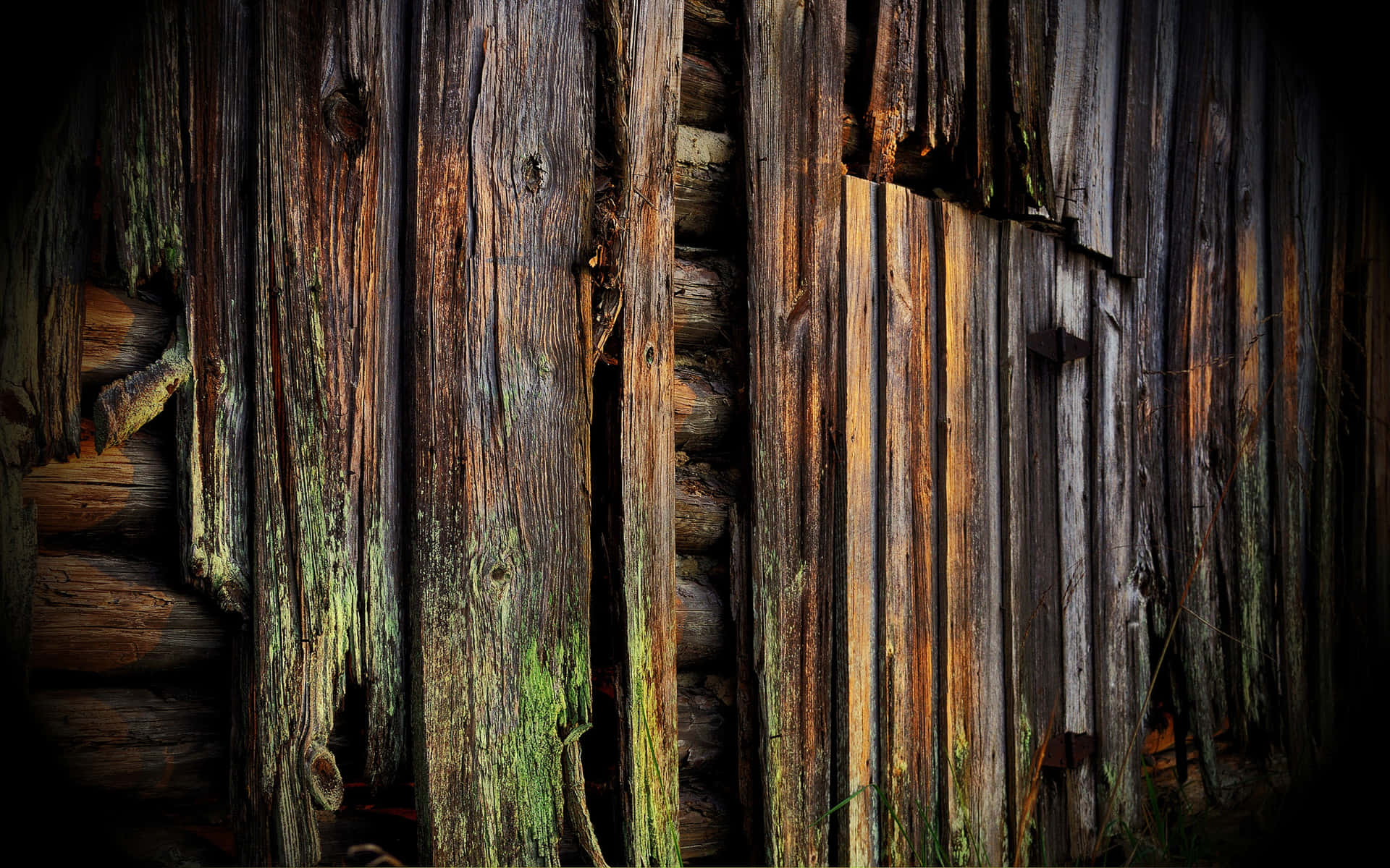 A Wooden Wall With A Lot Of Wood