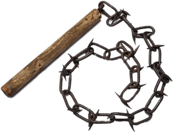 Rustic Barbed Wire Whip PNG