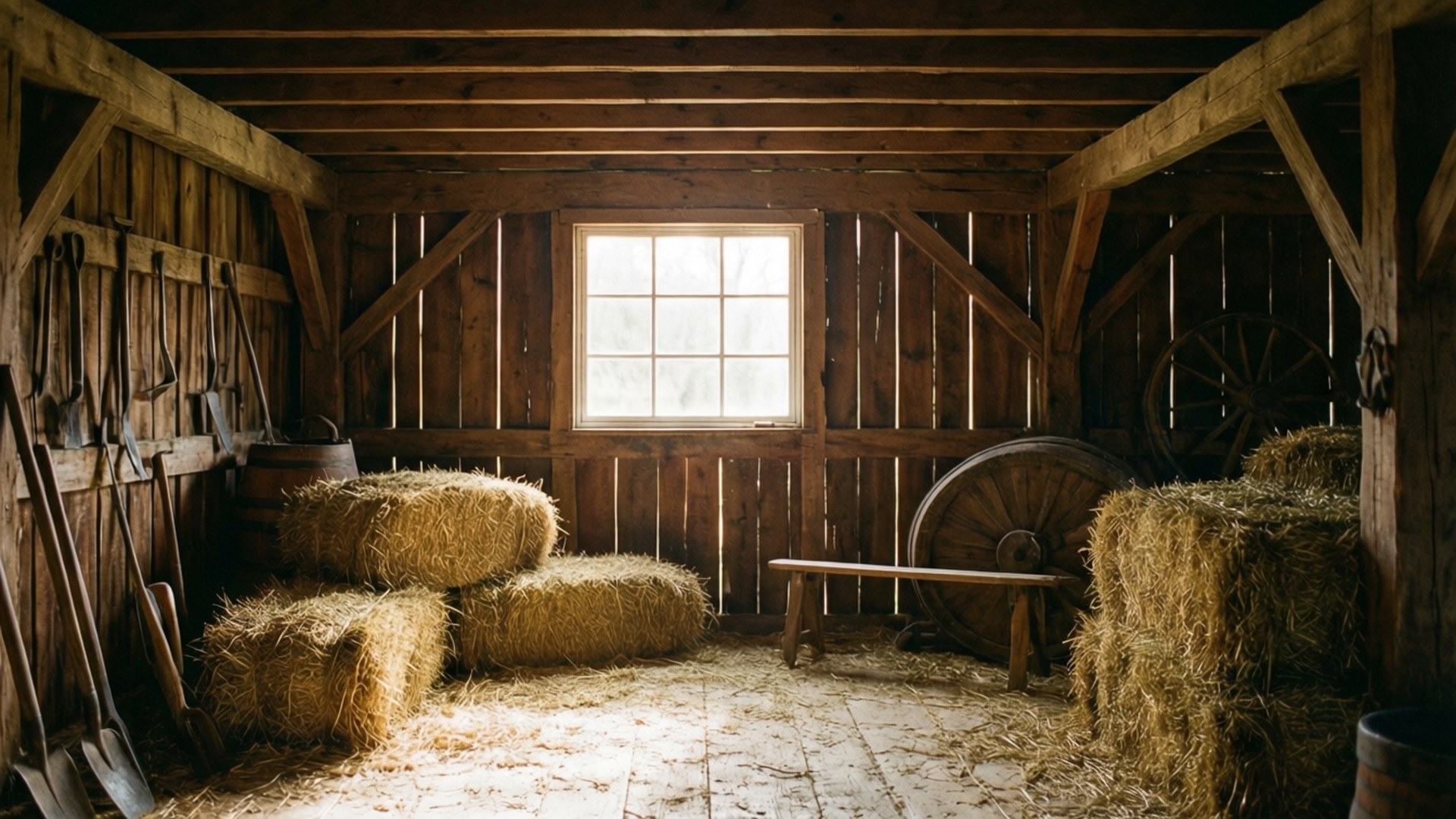 Rustic Barn Interior Taustakuvat