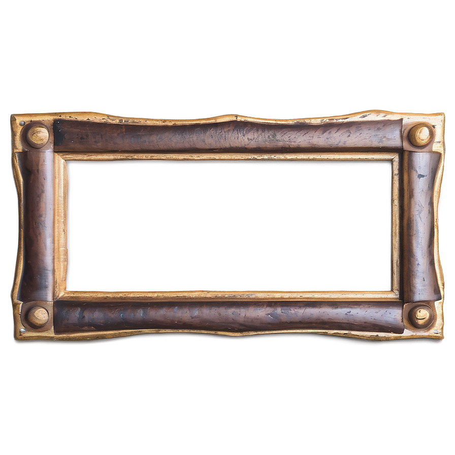 Rustic Certificate Frame Png 06262024 PNG