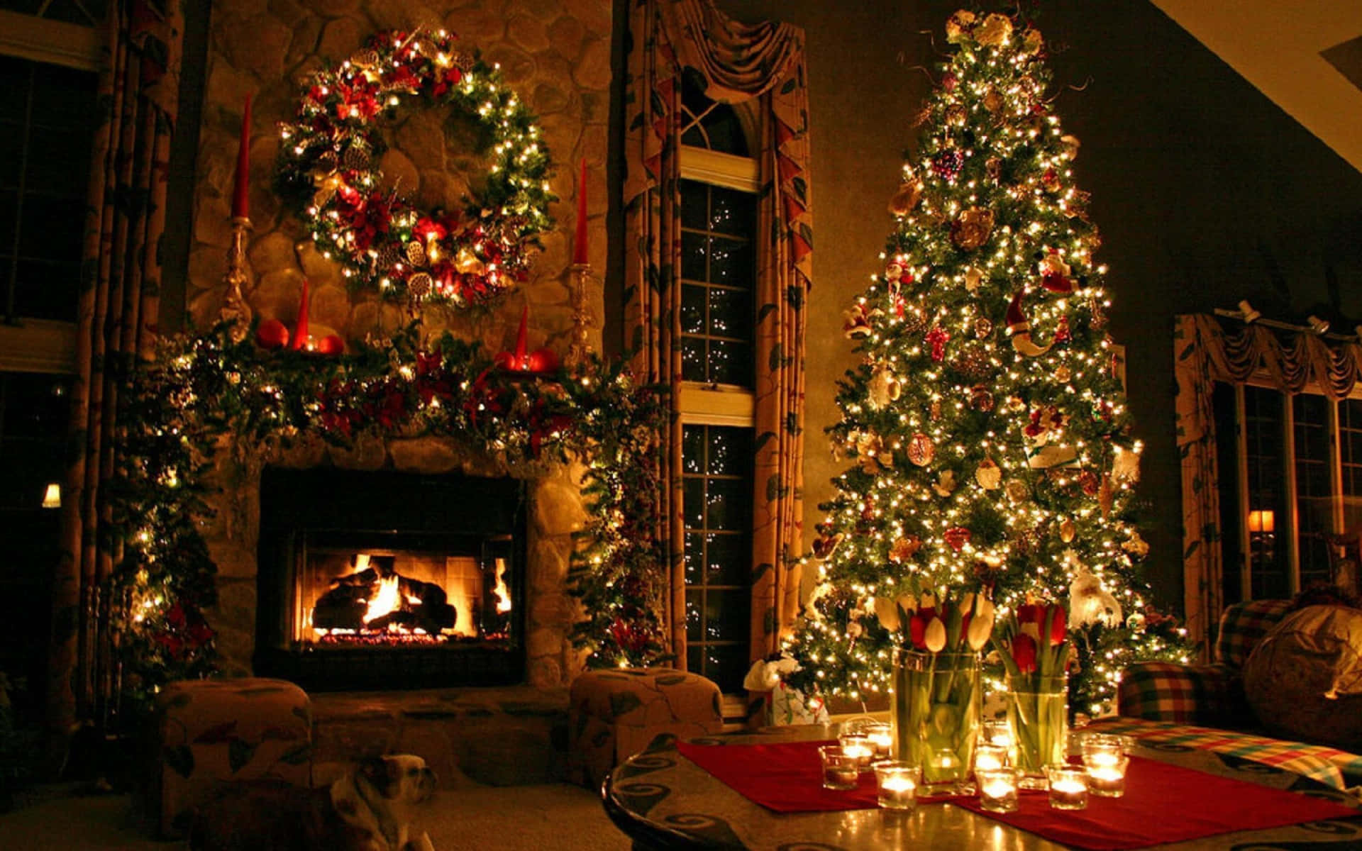 Feiernsie Die Feiertage Mit Einem Rustikalen Weihnachten.