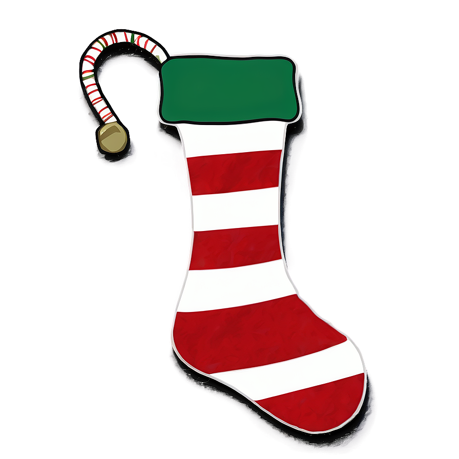 Rustic Christmas Stocking Png 06132024 PNG
