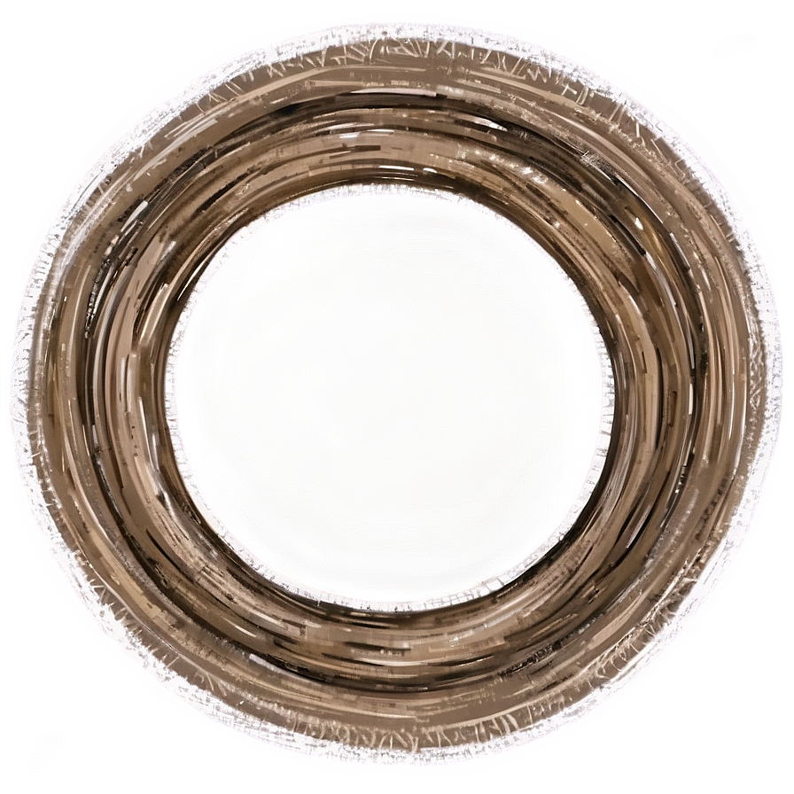 Rustic Circle Drawing Png 30 PNG