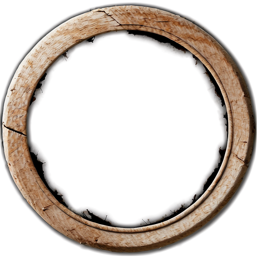Rustic Circle Frame Png Vbw PNG