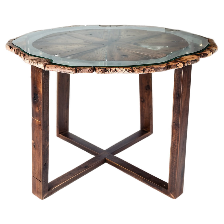 Rustic Coffee Table Png 05042024 PNG