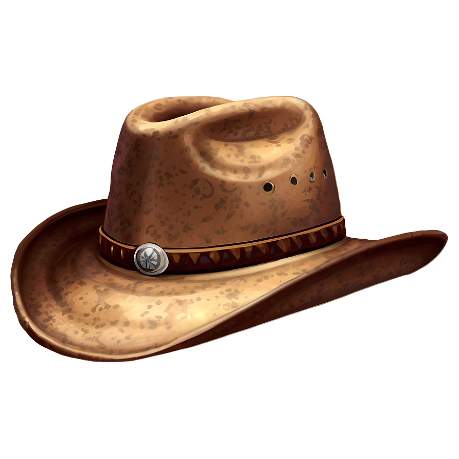 Rustic Cowboy Hat Transparent Art Png 05262024 PNG