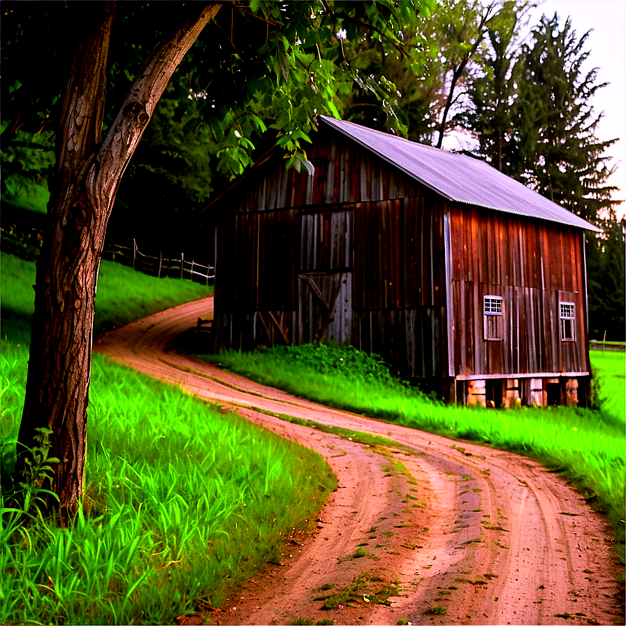 Rustic Farm Path Png 06202024 PNG