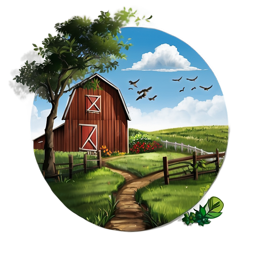 Rustic Farm Path Png Dql51 PNG