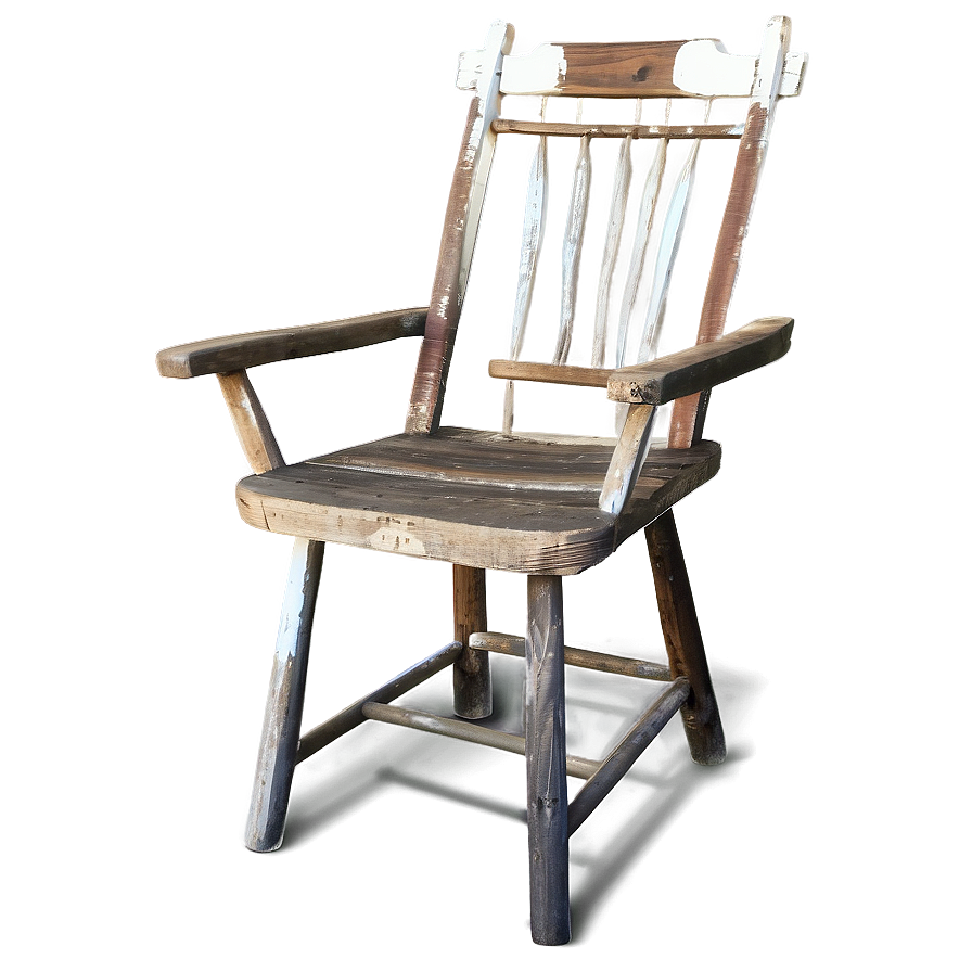 Rustic Farmhouse Silla Png 06242024 PNG