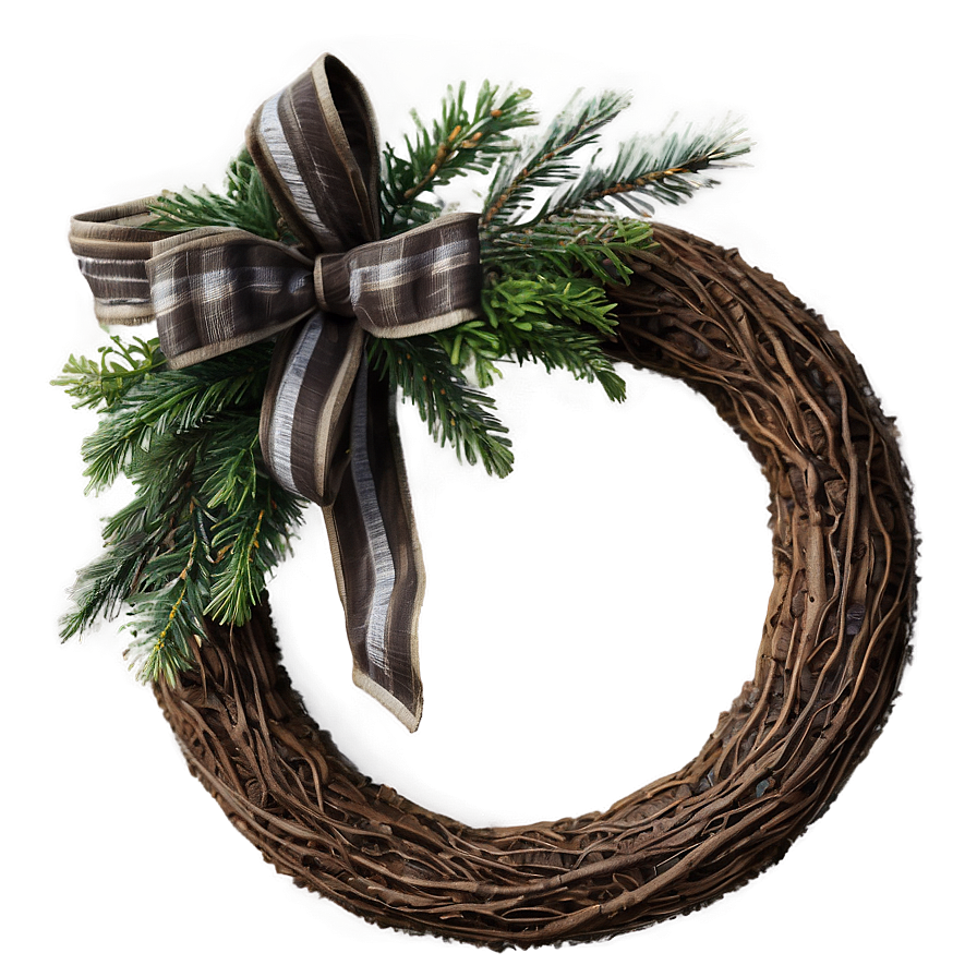 Rustic Farmhouse Wreath Png 61 PNG