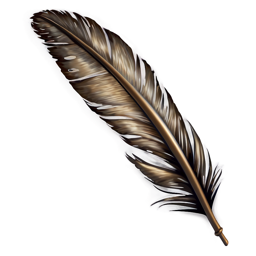 Rustic Feather Quill Png Spd34 PNG