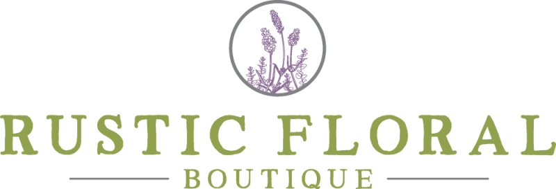 Rustic Floral Boutique Logo PNG