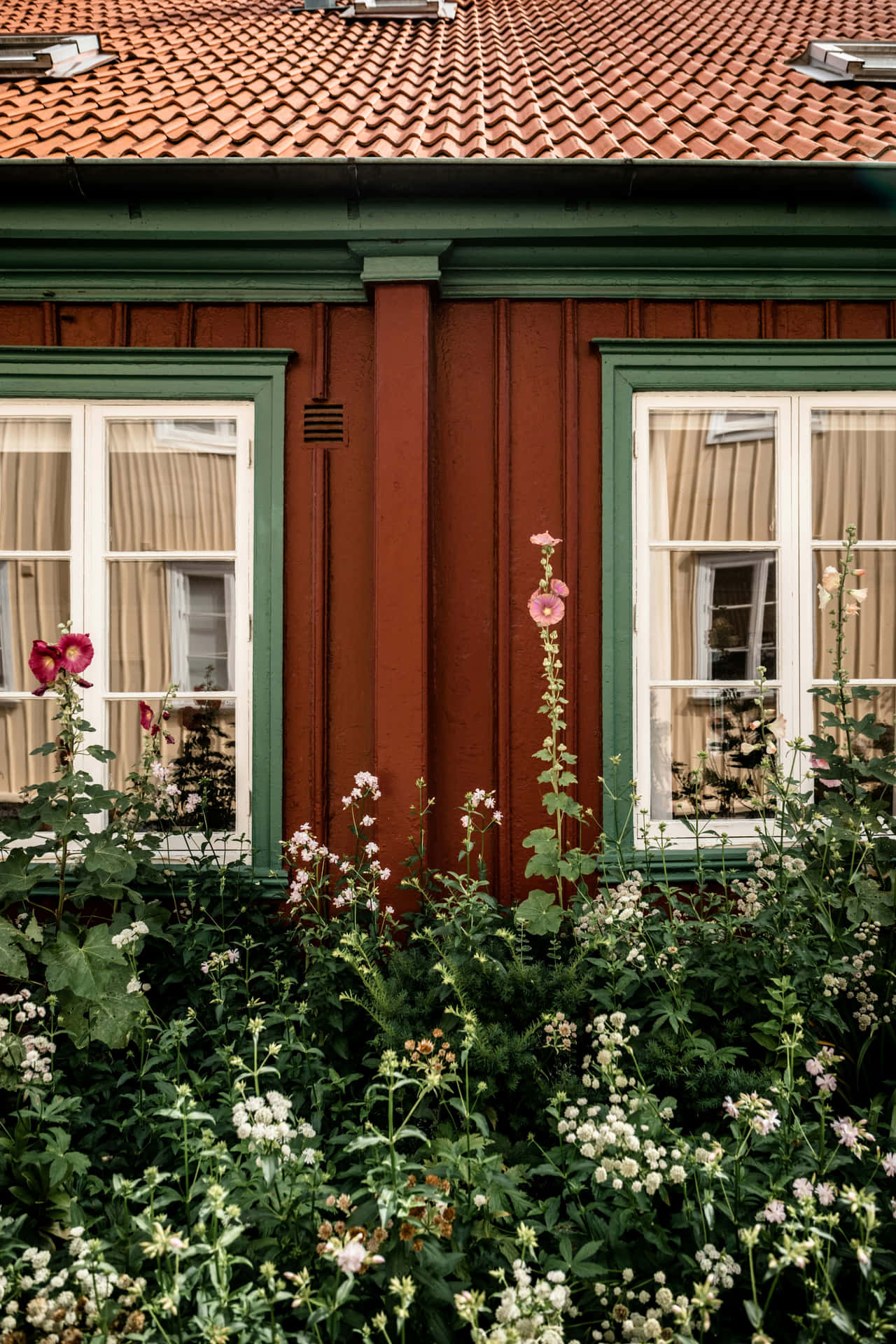 Jardin De Fenêtre Rustique Verte.jpg Fond d'écran