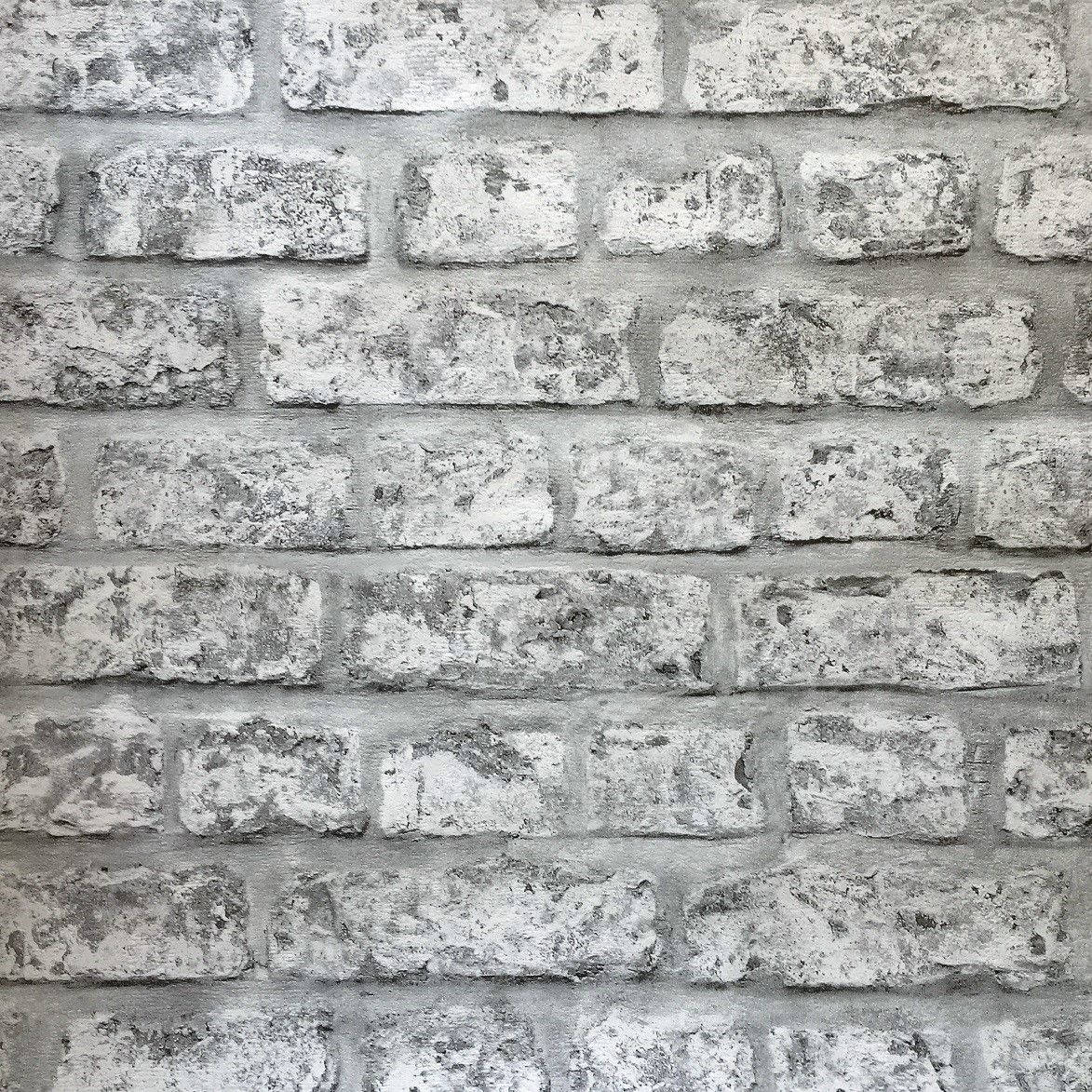 Rostigergrauer Ziegelstein Wallpaper