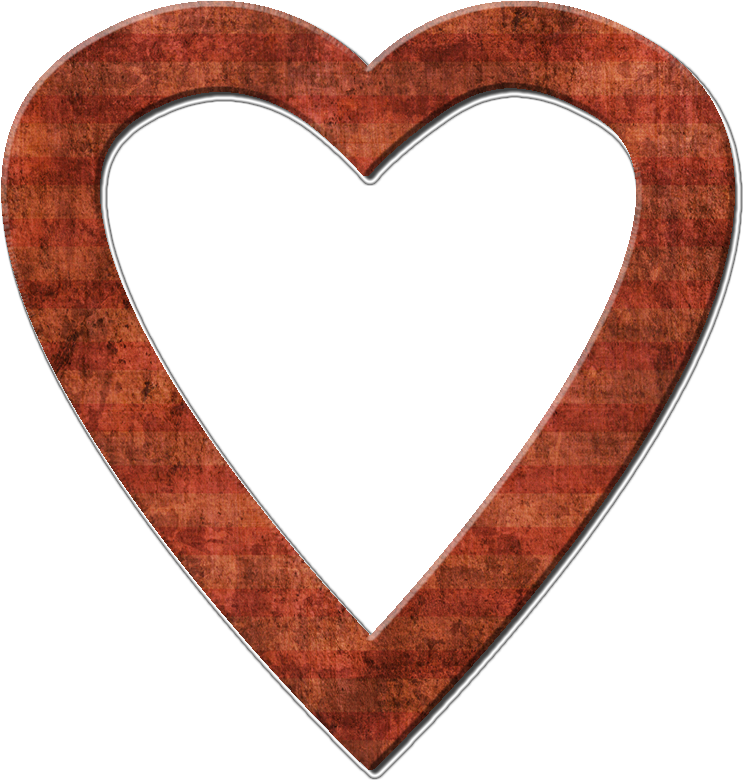 Rustic Heart Frame.png PNG