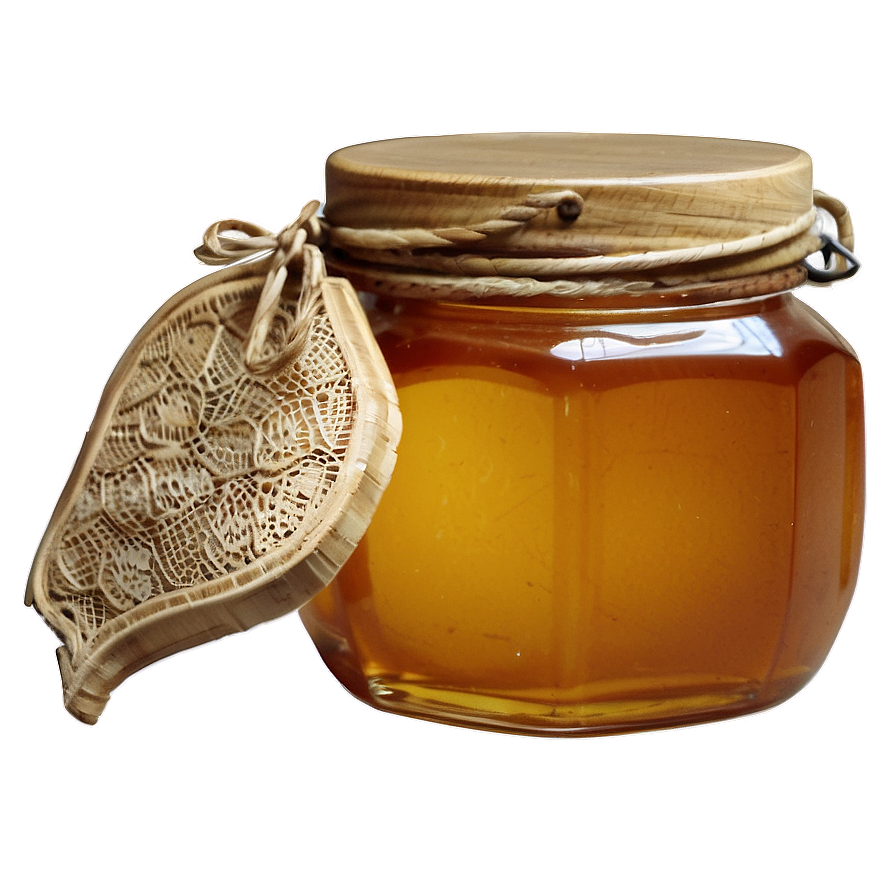 Rustic Honey Dragon Jar Png 06212024 PNG