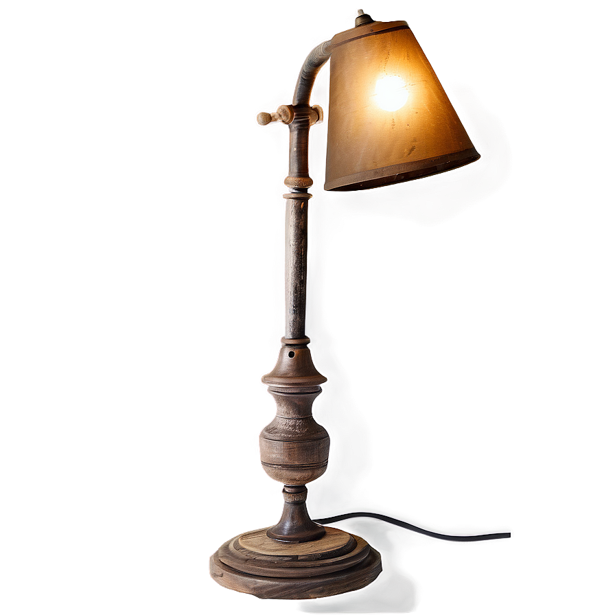 Rustic Lamp Png 05252024 PNG