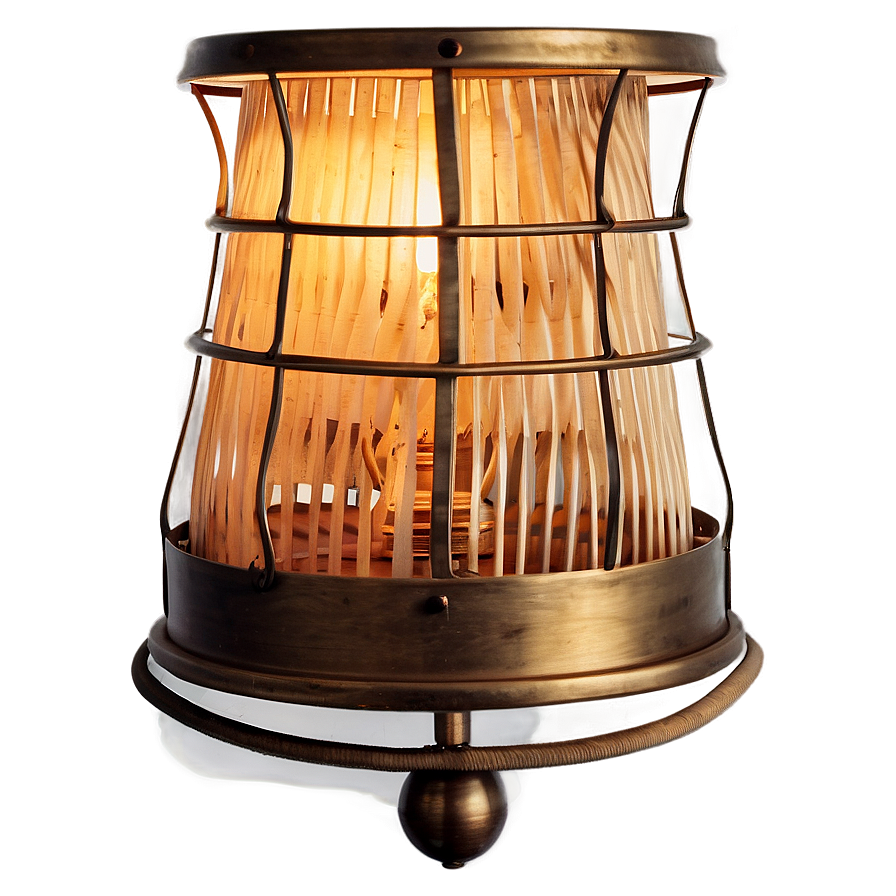 Rustic Lamp Png 05252024 PNG