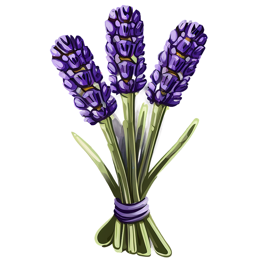 Rustic Lavender Bunch Png Ydn PNG