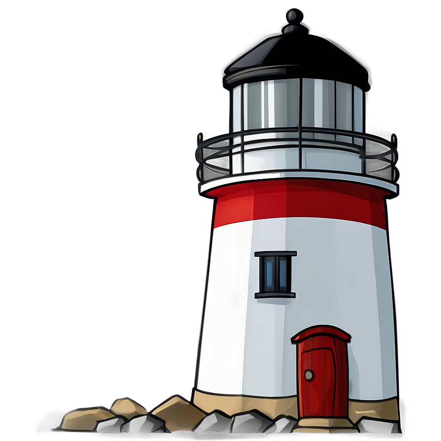 Rustic Lighthouse Drawing Png Cek PNG