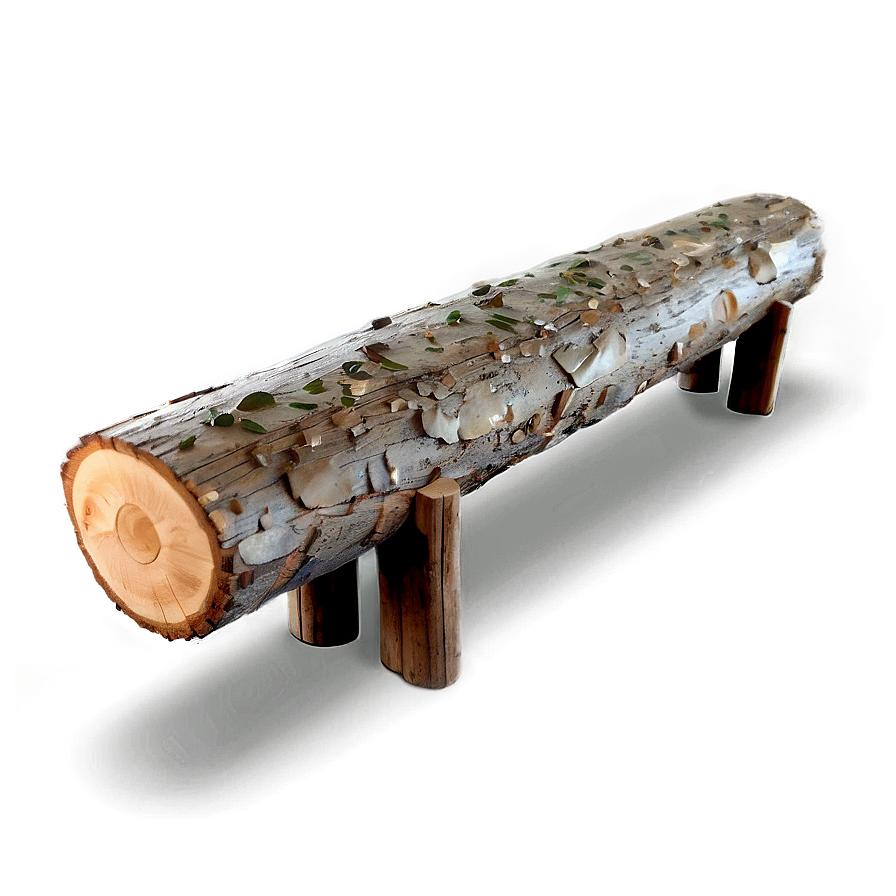 Rustic Log Table Png Iil84 PNG
