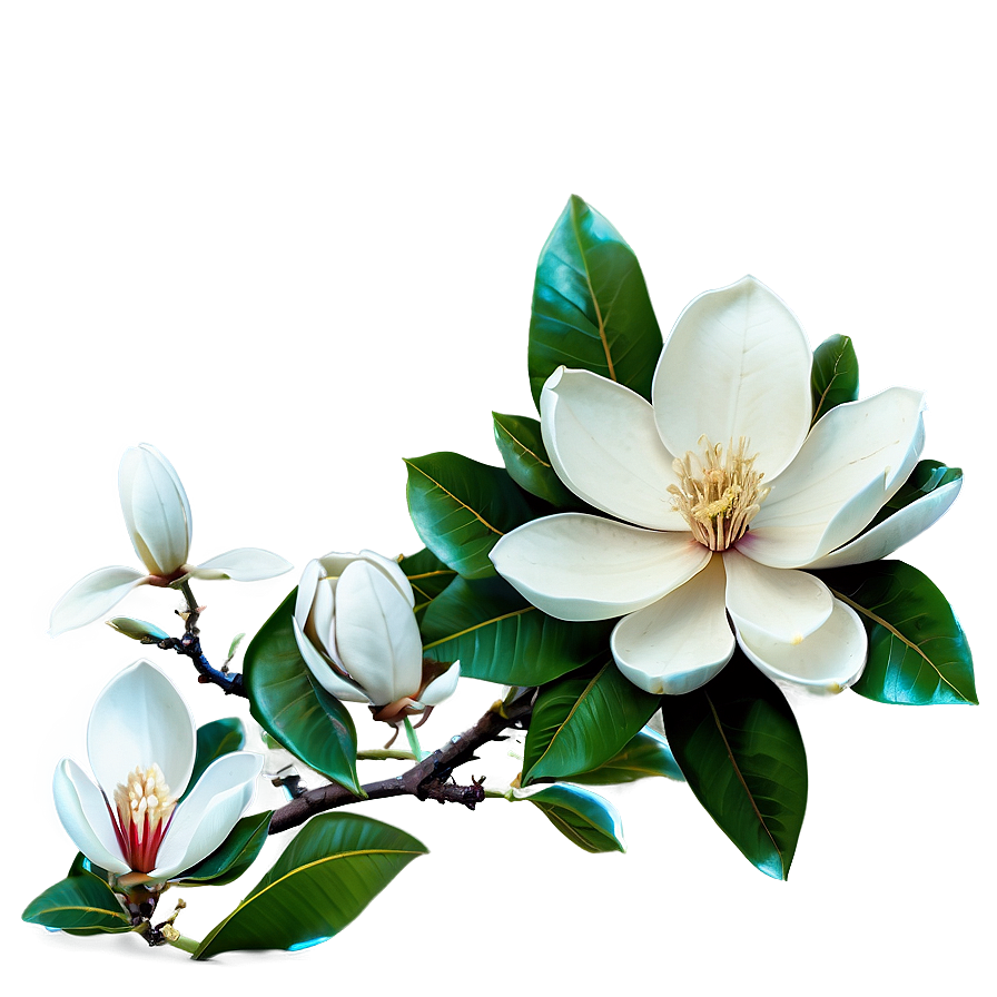 Rustic Magnolia Tree Background Png Wkd PNG