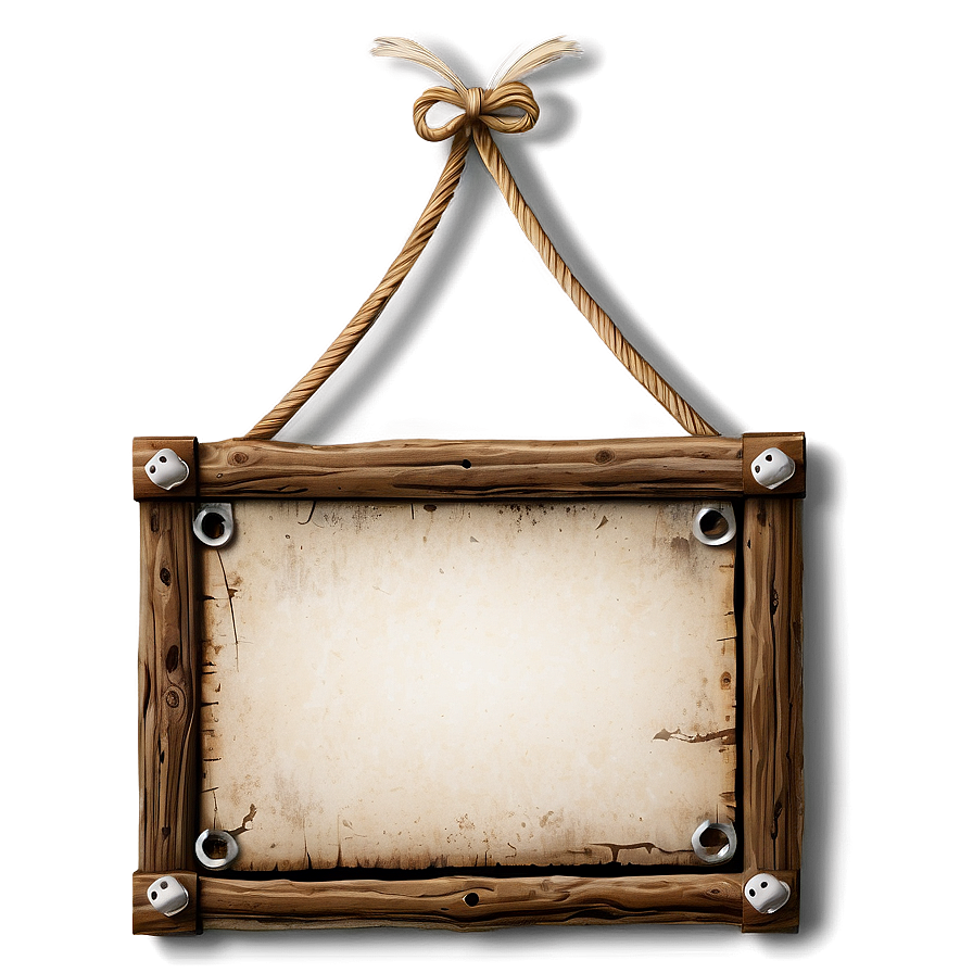 Rustic Name Plate Png Pjj57 PNG