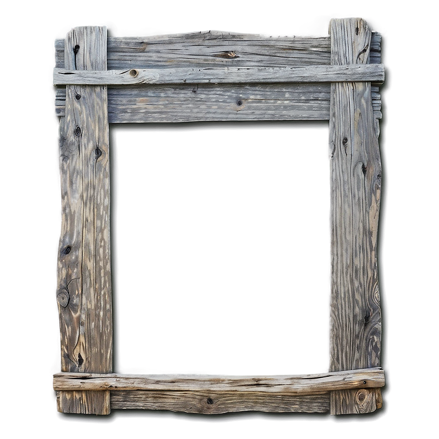 Rustic Photo Frame Png 05252024 PNG