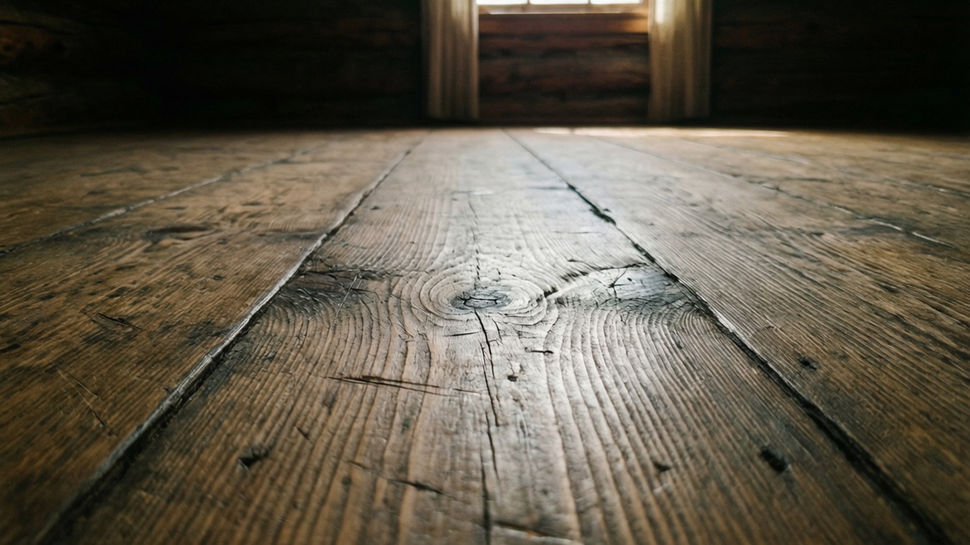 Rustic Pine Floor Wallpaper