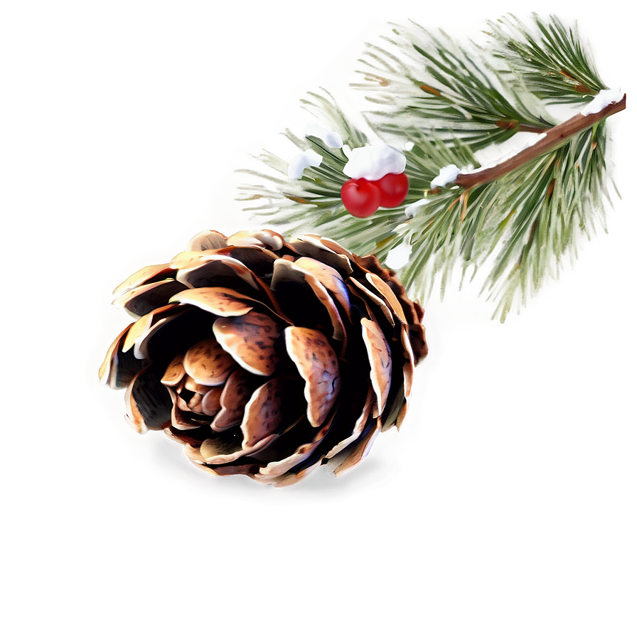 Rustic Pinecone Png 06132024 PNG