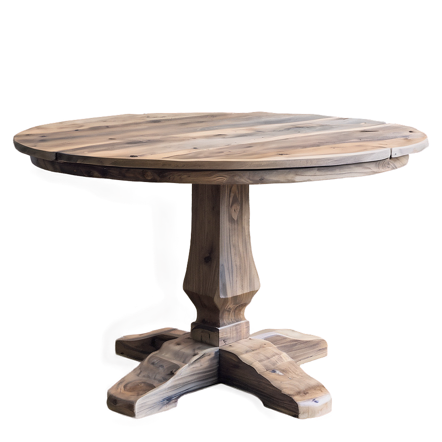 Rustic Round Table Charm Png 06132024 PNG