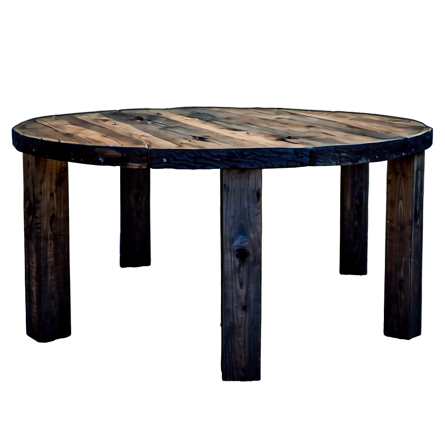 Rustic Round Table Charm Png Ixp PNG