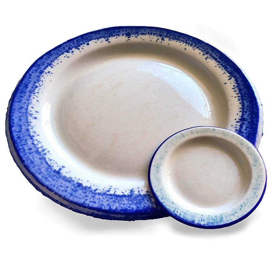 Rustic Stoneware Plates Png Lab23 PNG