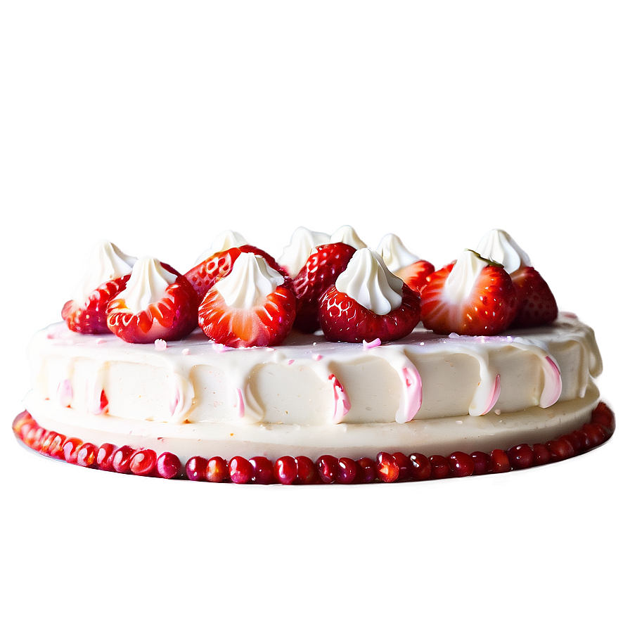 Rustic Strawberry Cake Png Wyc20 PNG