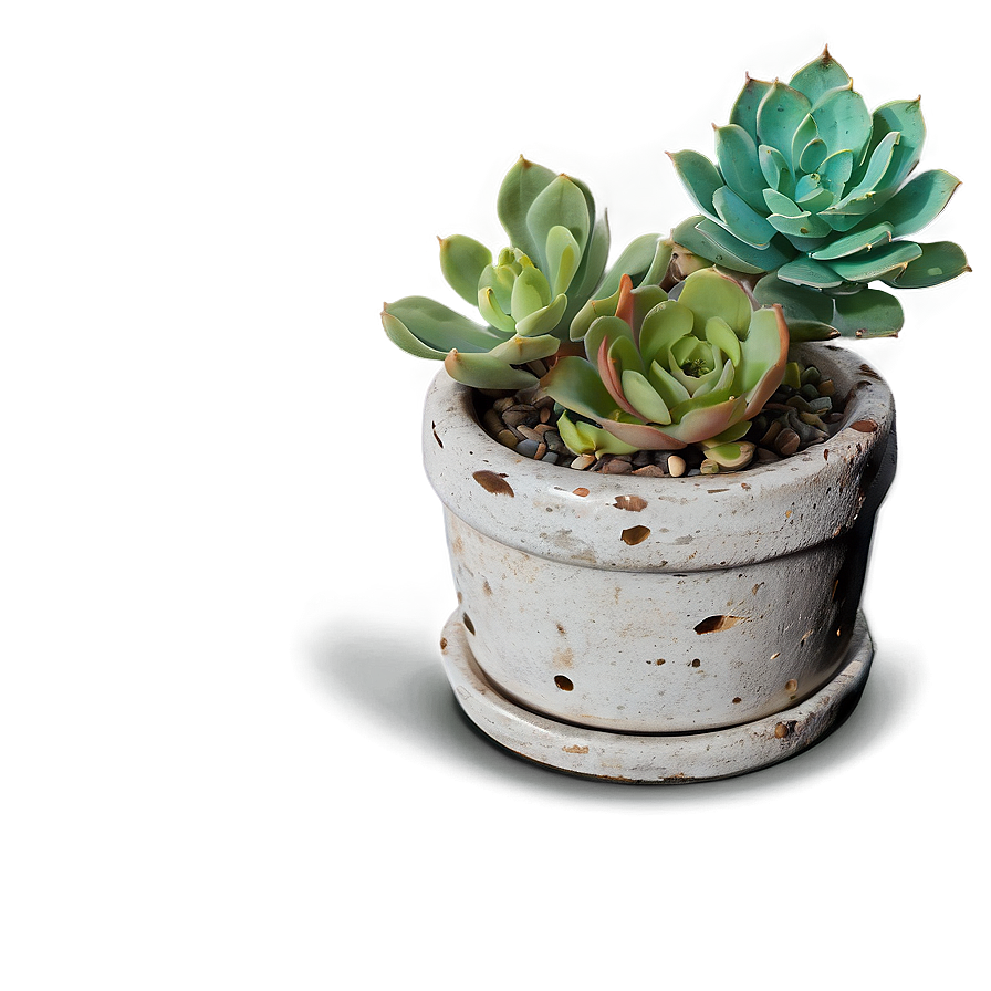 Rustic Succulent Pots Png Xuy55 PNG