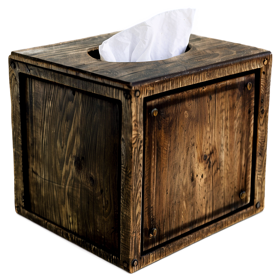 Rustic Tissue Box Png 86 PNG