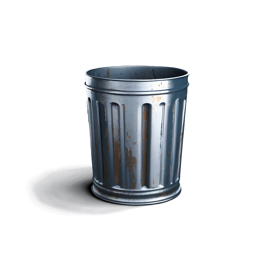 Rustic Trash Bin Rendering Png Vey PNG