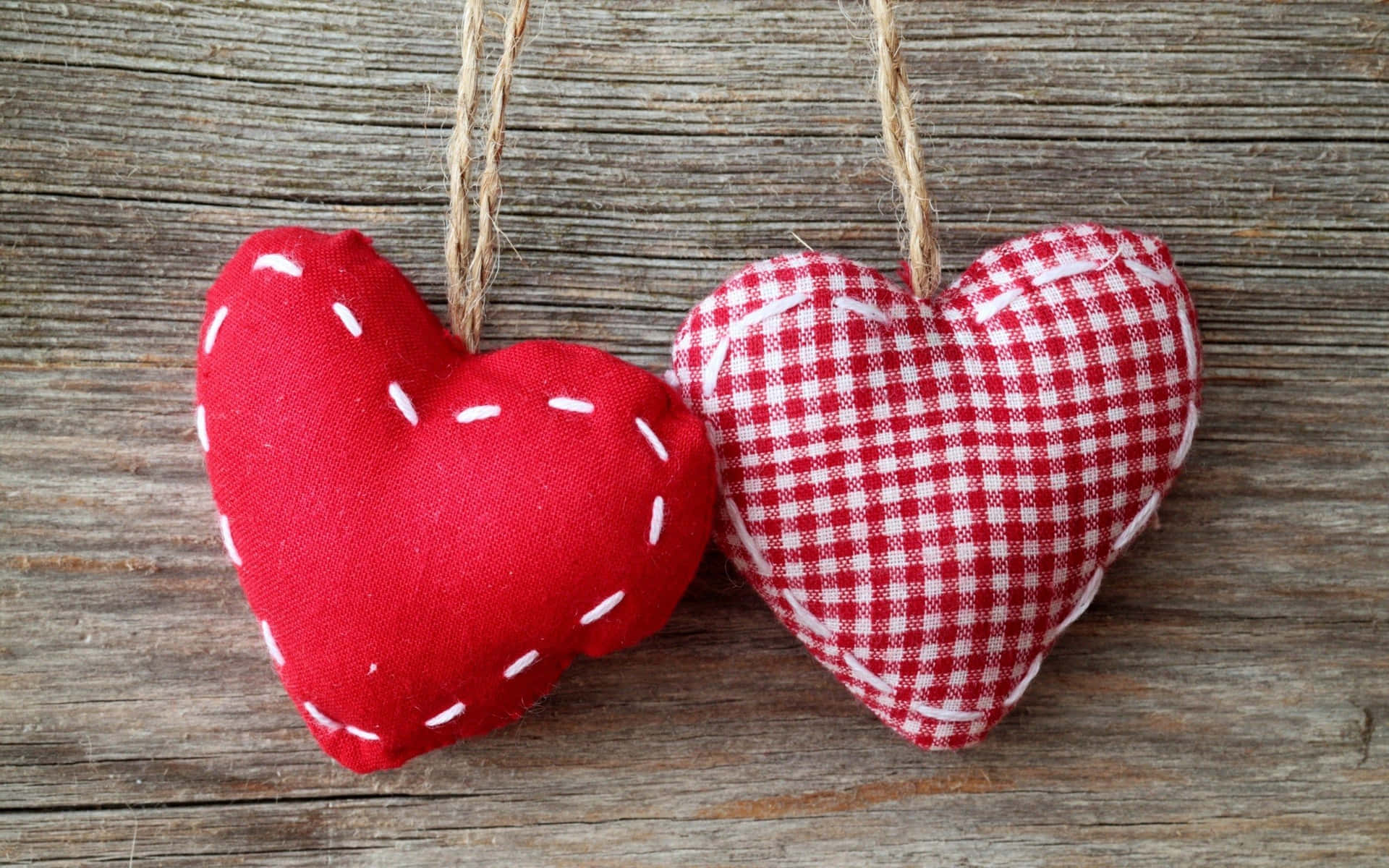 Imagencelebra El Día De San Valentín Rústico Con Una Cena Tradicional. Fondo de pantalla