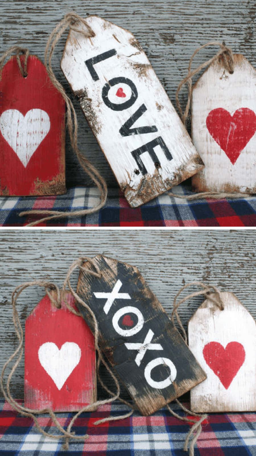 Celebrate Valentine's Day with a Rustic Charm Wallpaper