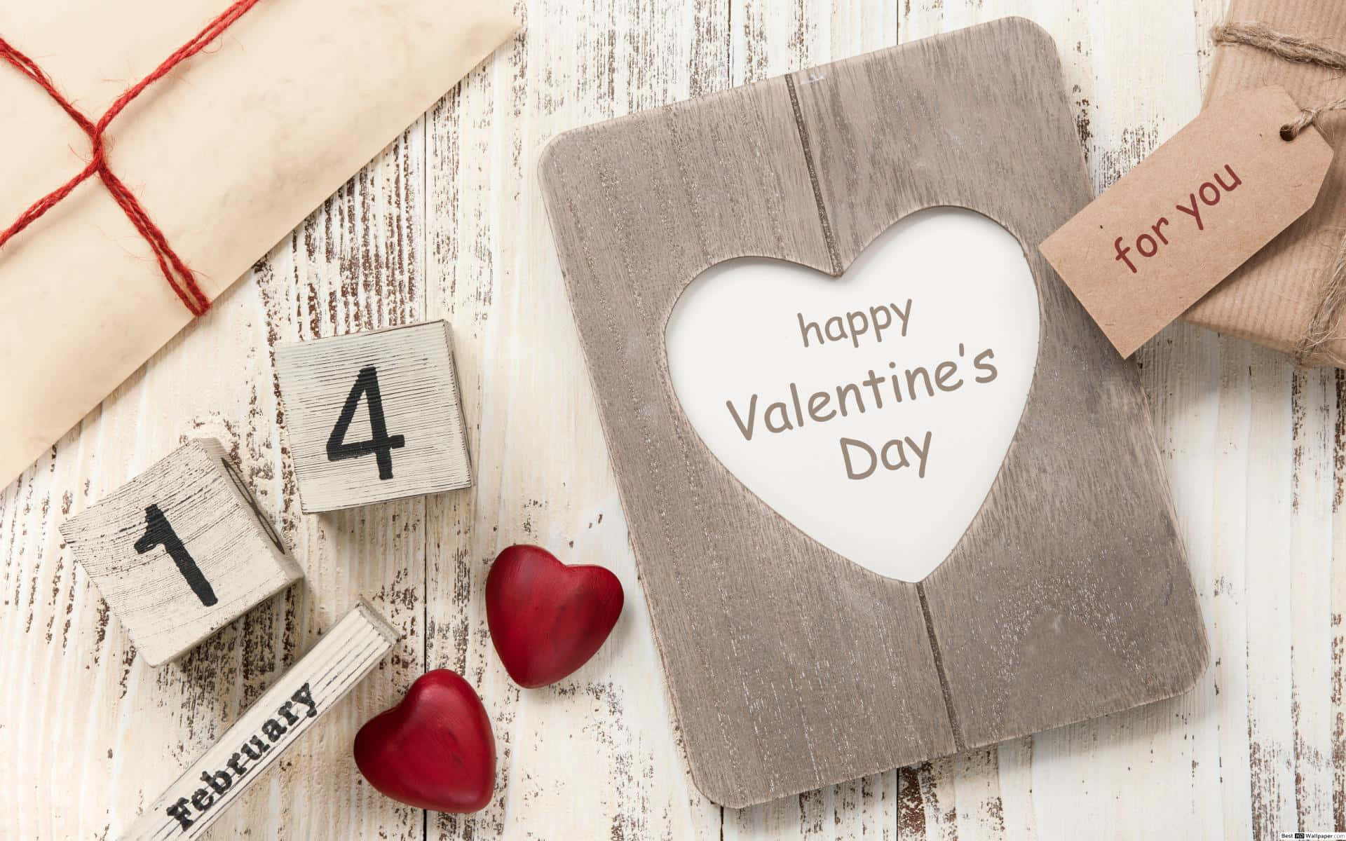 Spread the love this Rustic Valentine's Day Wallpaper