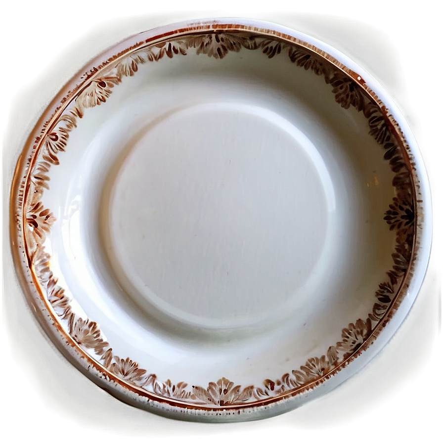 Rustic White Plate Png Akh PNG