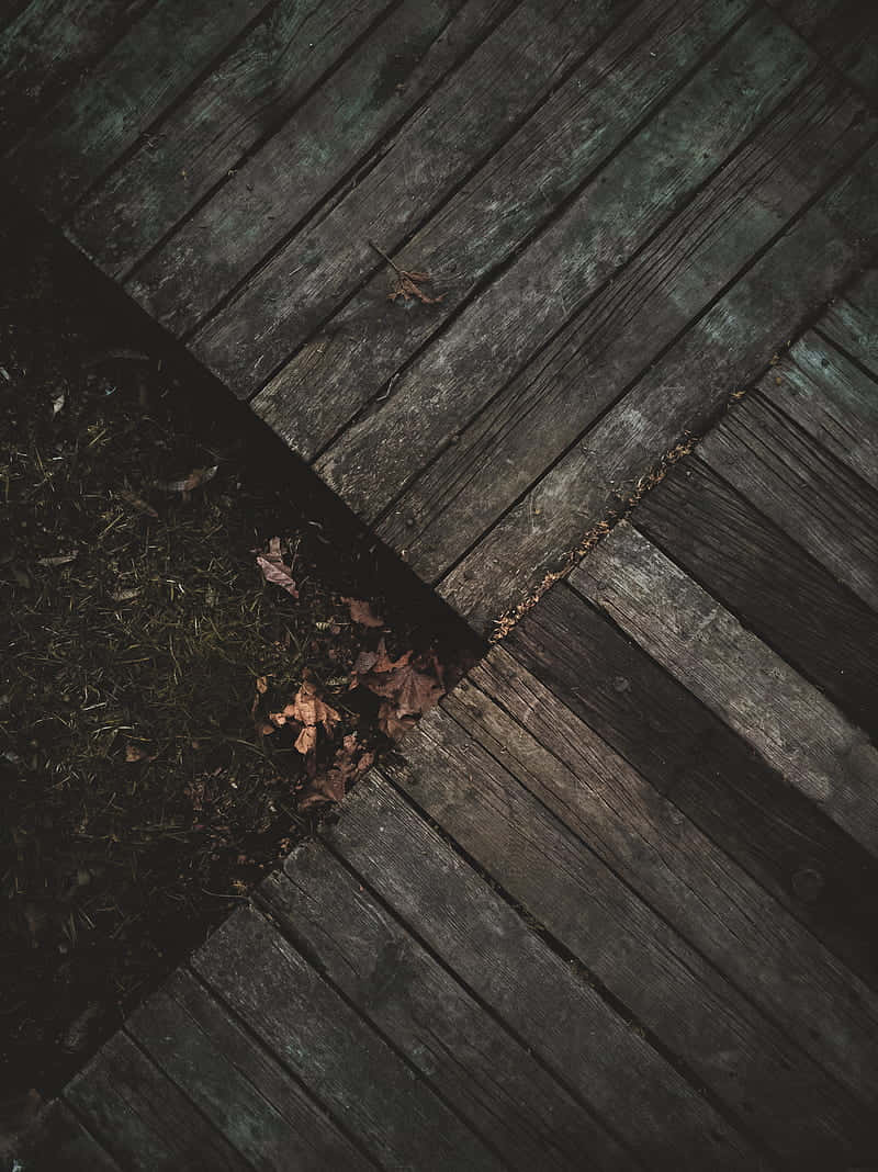 Rustikaleholz Hintergrund Holzdielen Dunkel
