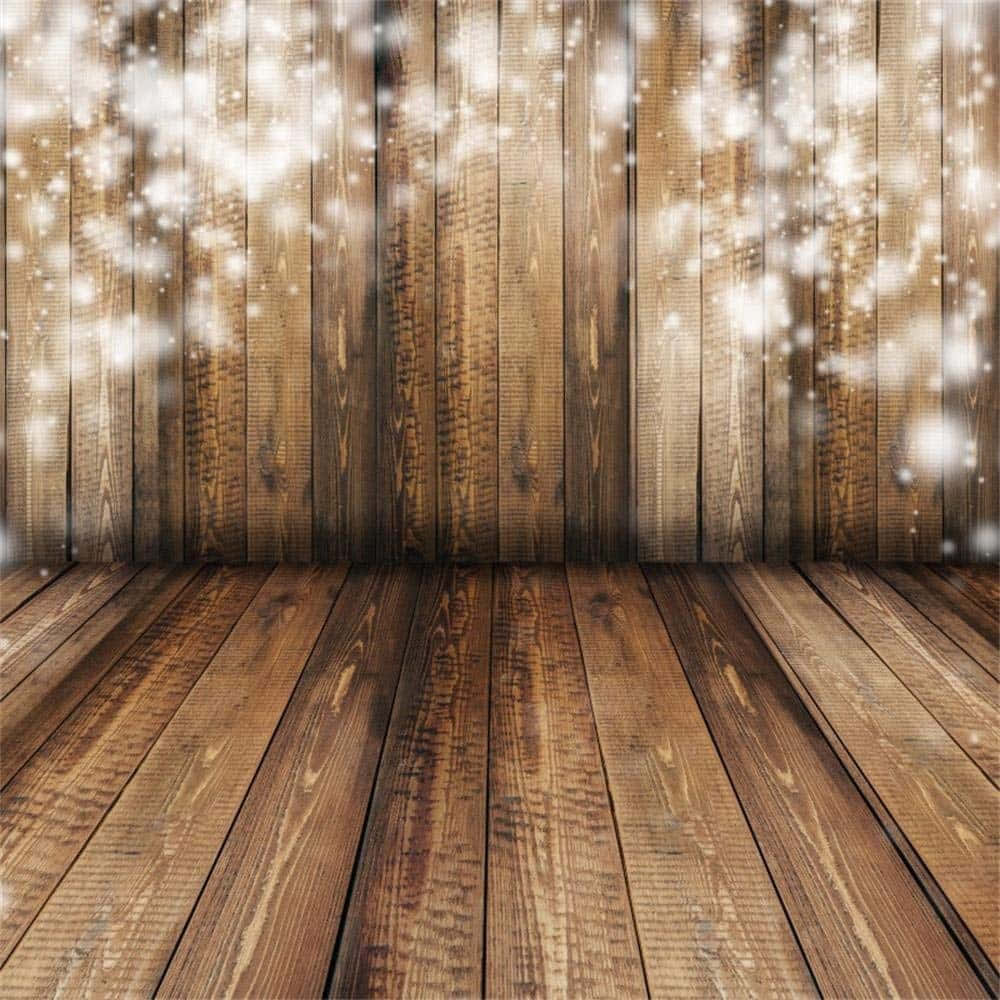 Rustic Wood Background Wooden Floor Surface With Bright Lights